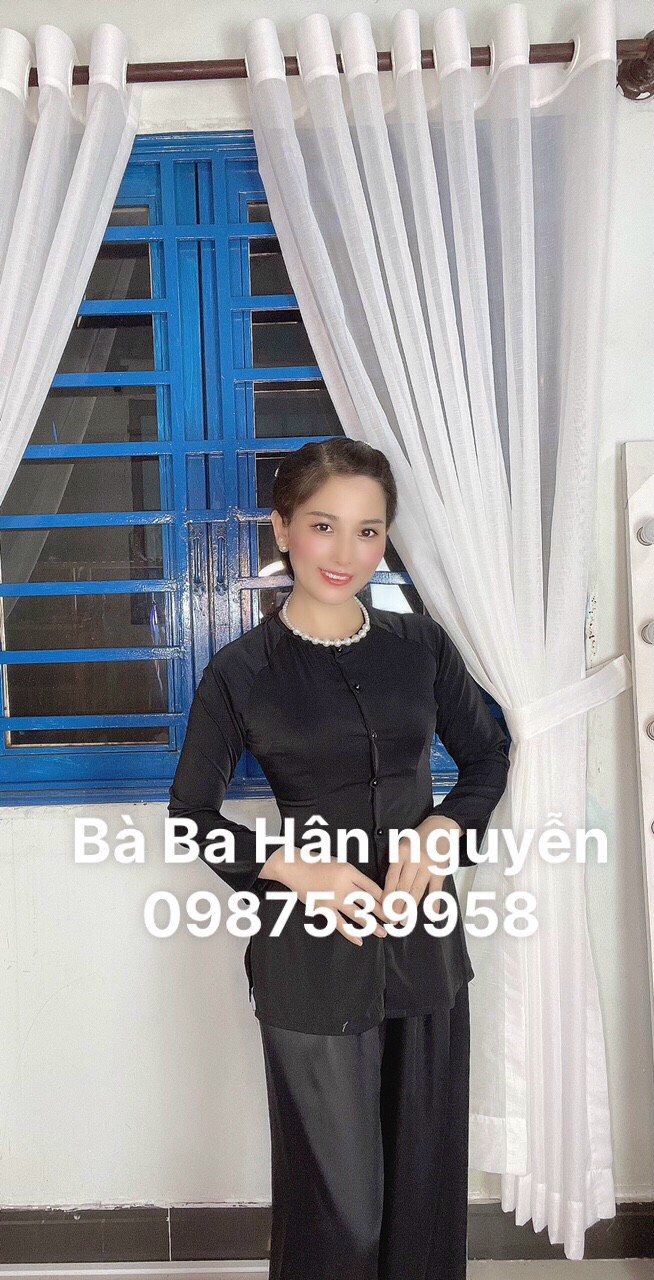 AÓ BÀ BA TRƠN CỔ TRÒN ( ÁO LẺ)