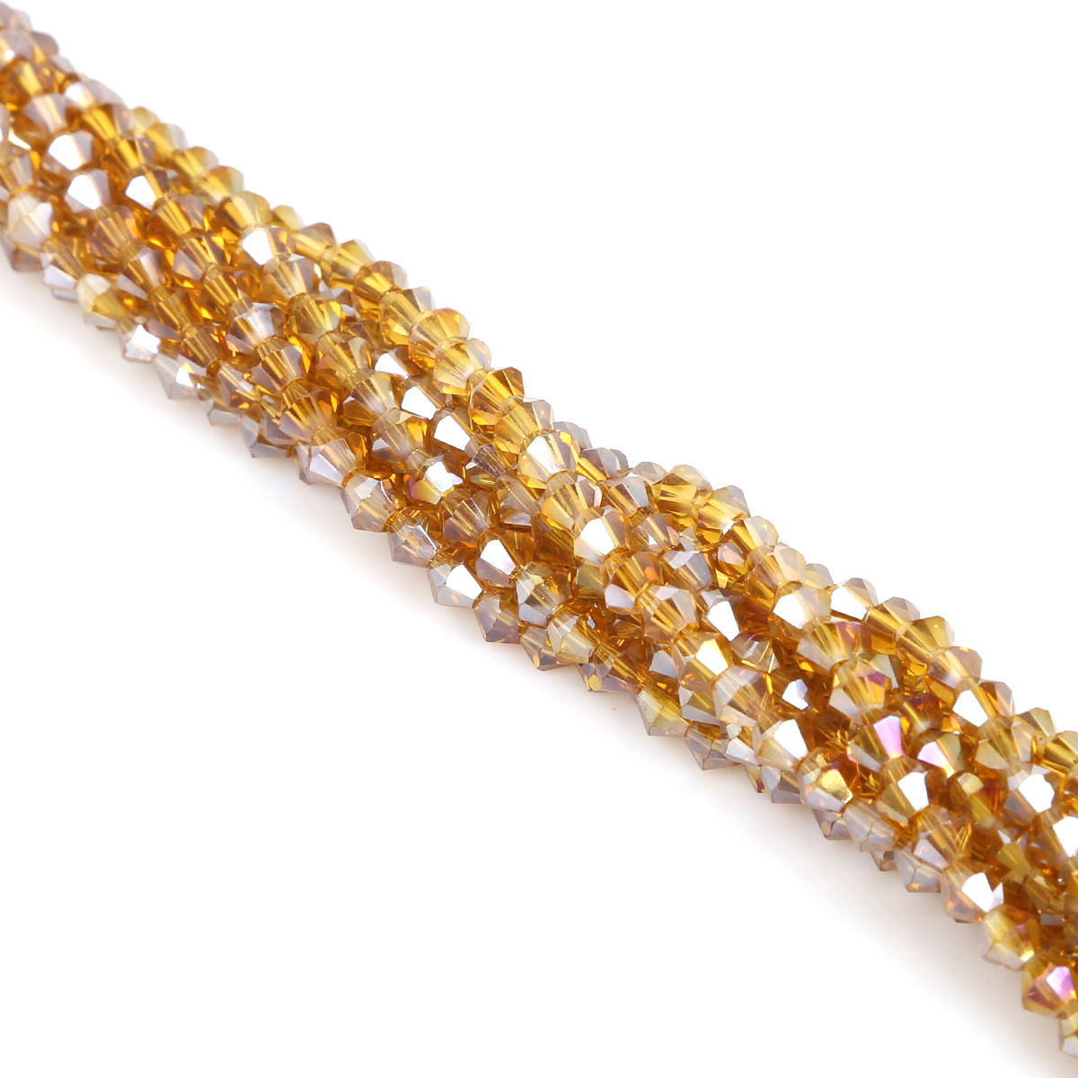 115pcs 3mm Faceted Crystal Beads Shiny Crystal Beads Small Glass Loose Beads for Bracelet Necklace Jewelry Making DIY Accessories