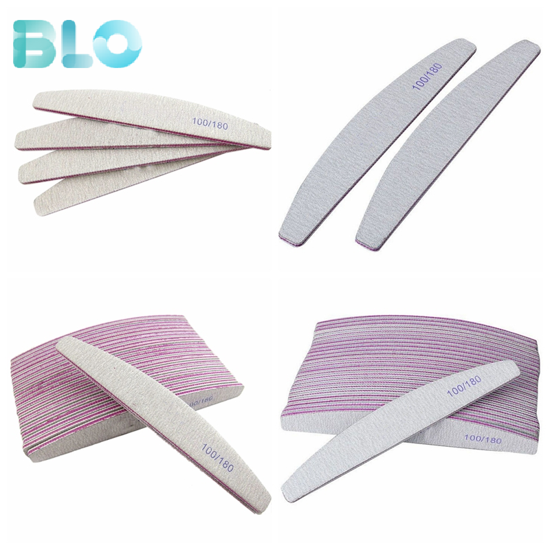 Blo moto 1 5pcs nail art sanding files buffer block manicure pedicure tools uv gel
