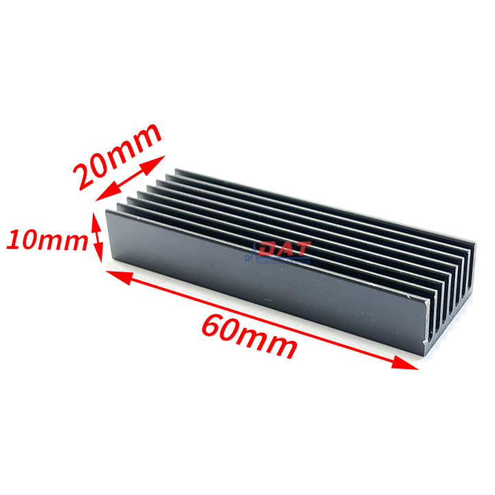Nhôm tản nhiệt đen 6010mm
