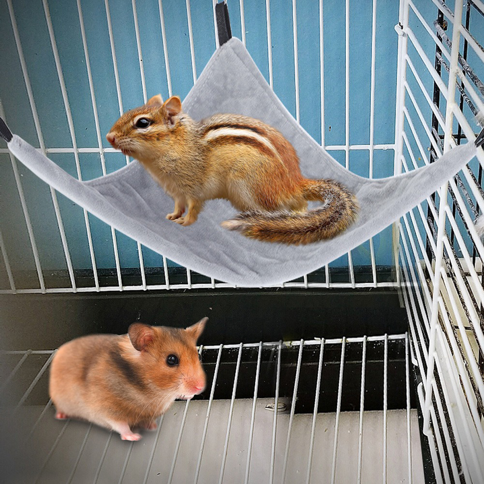 Vải đơn giản thực tế sóc võng thú cưng nhỏ Giường treo môi trường thoải mái hamster cho sóc SÓC BAY Úc guinea lợn