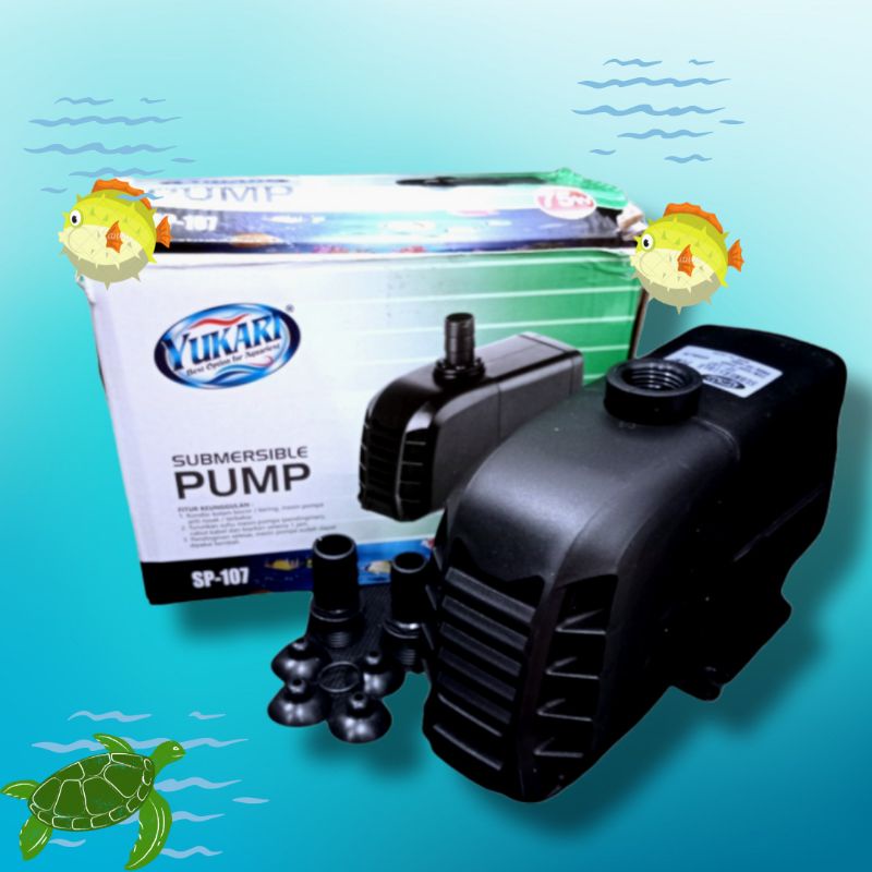 YUKARI SP 107 Pompa Aquarium kolam air mancur