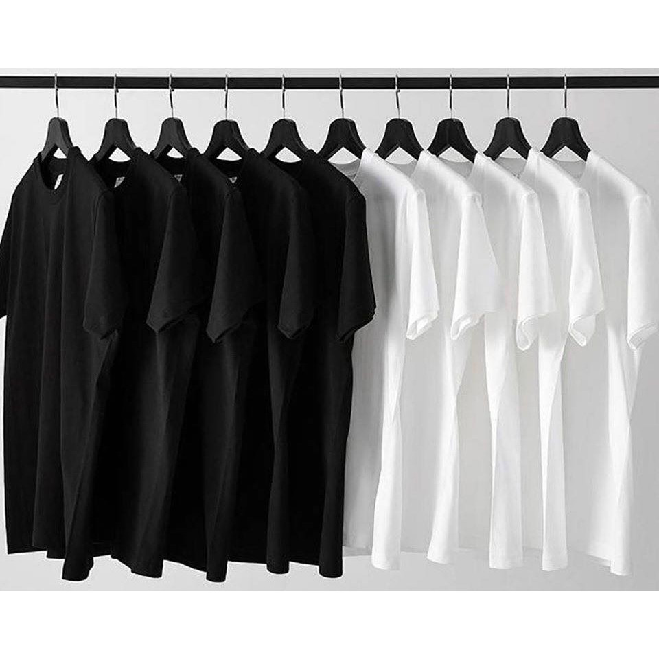 Áo Thun Trơn Wraith Basic Tee - Đen Và Trắng