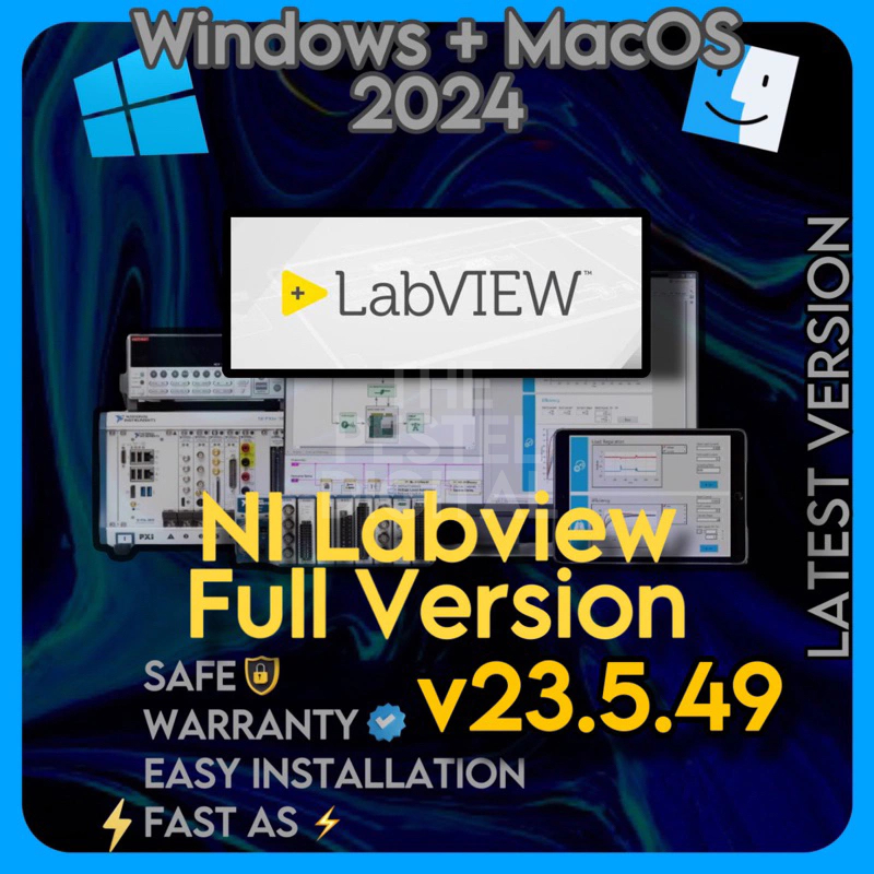 NI LabView Full Version Lifetime || Windows MacOS || 2024 | Lazada