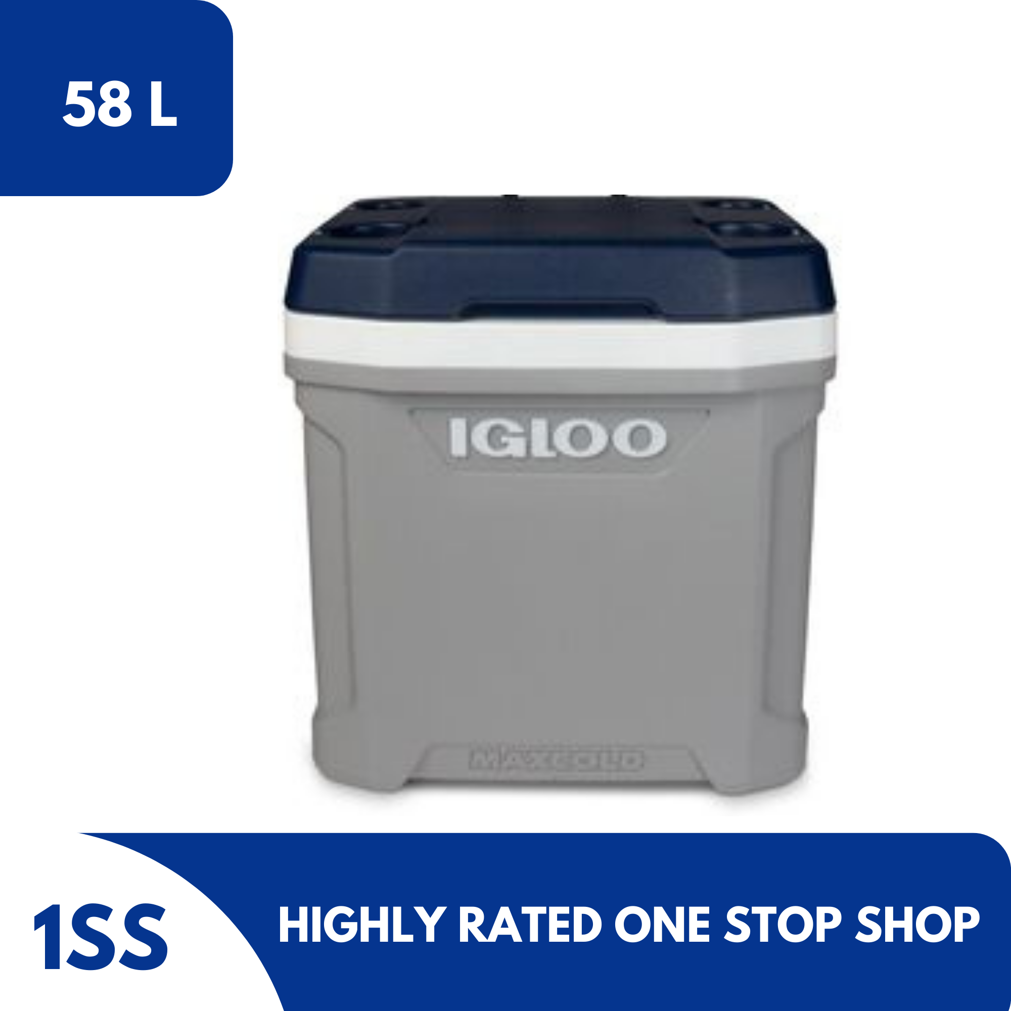 Igloo Rolling Cooler, 62qt / 58 Liters Lazada PH