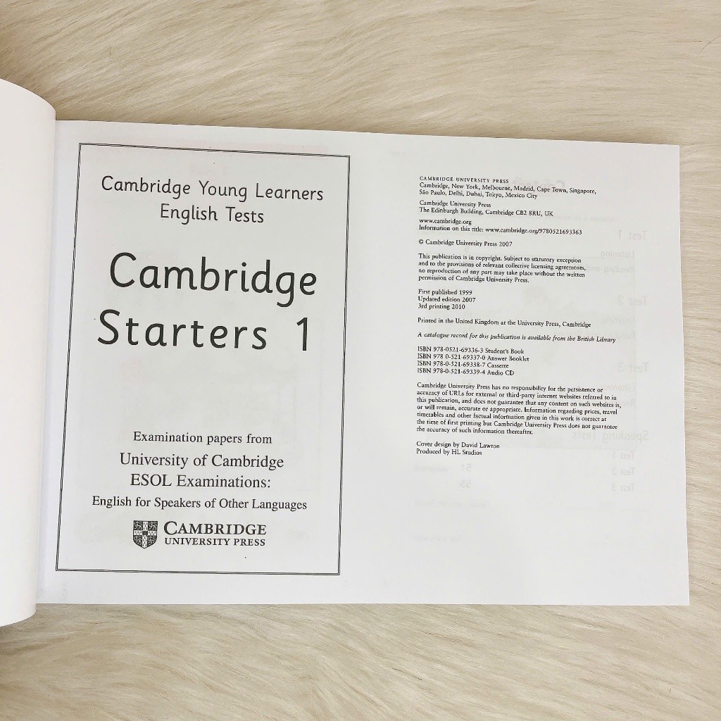 Cambridge Starters 1-9 in gộp