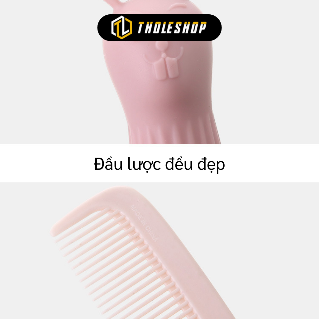 Cây lược chải tóc hình thỏ cho bé - Lược chải tóc kiểu dáng Hàn Quốc - Lược chải tóc