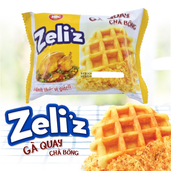 BÁNH ZELI'Z CHÀ BÔNG 3 VỊ GÓI 156G