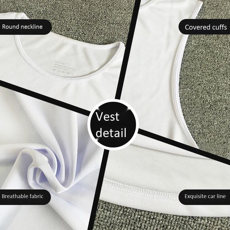 Marathon Quick-Drying Sports Vest Men's Sleeveless Running Training Basketball Loose Fitness Vest.