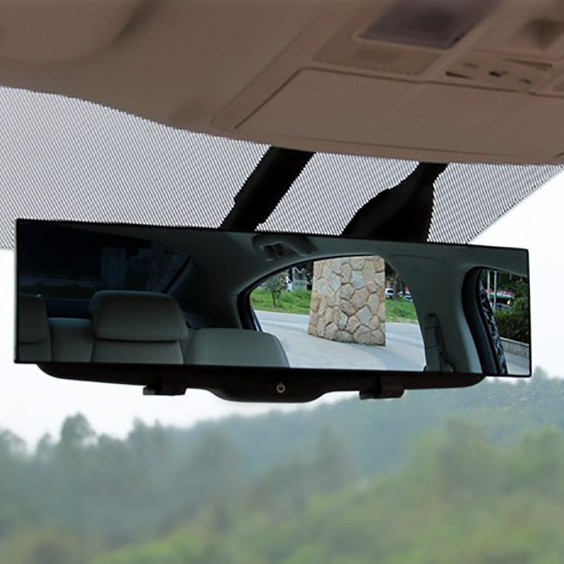 【Salt & Story】1pc Car Wide Angle Curved Plane Mirror Anti Dazzle ...