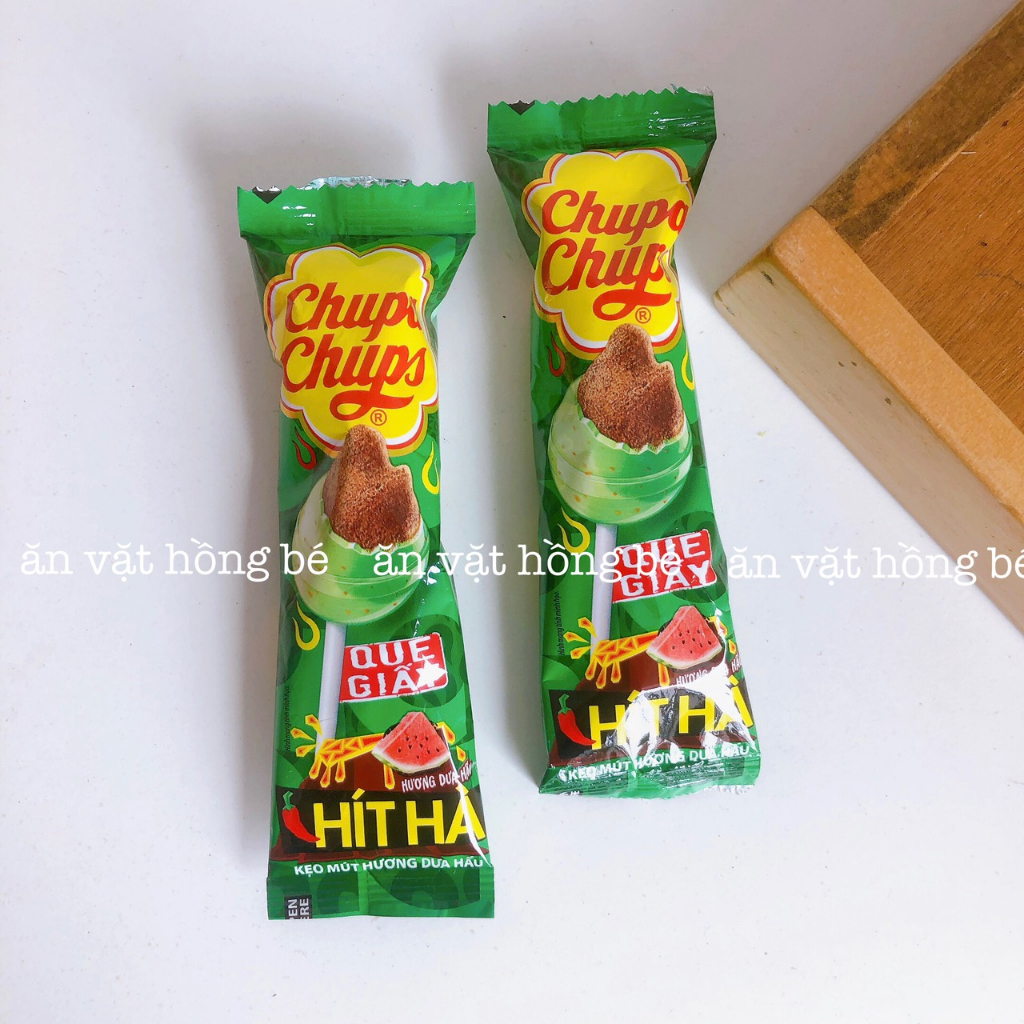 Kẹo mút Chupa chups nhân gum thổi (gói 12g)