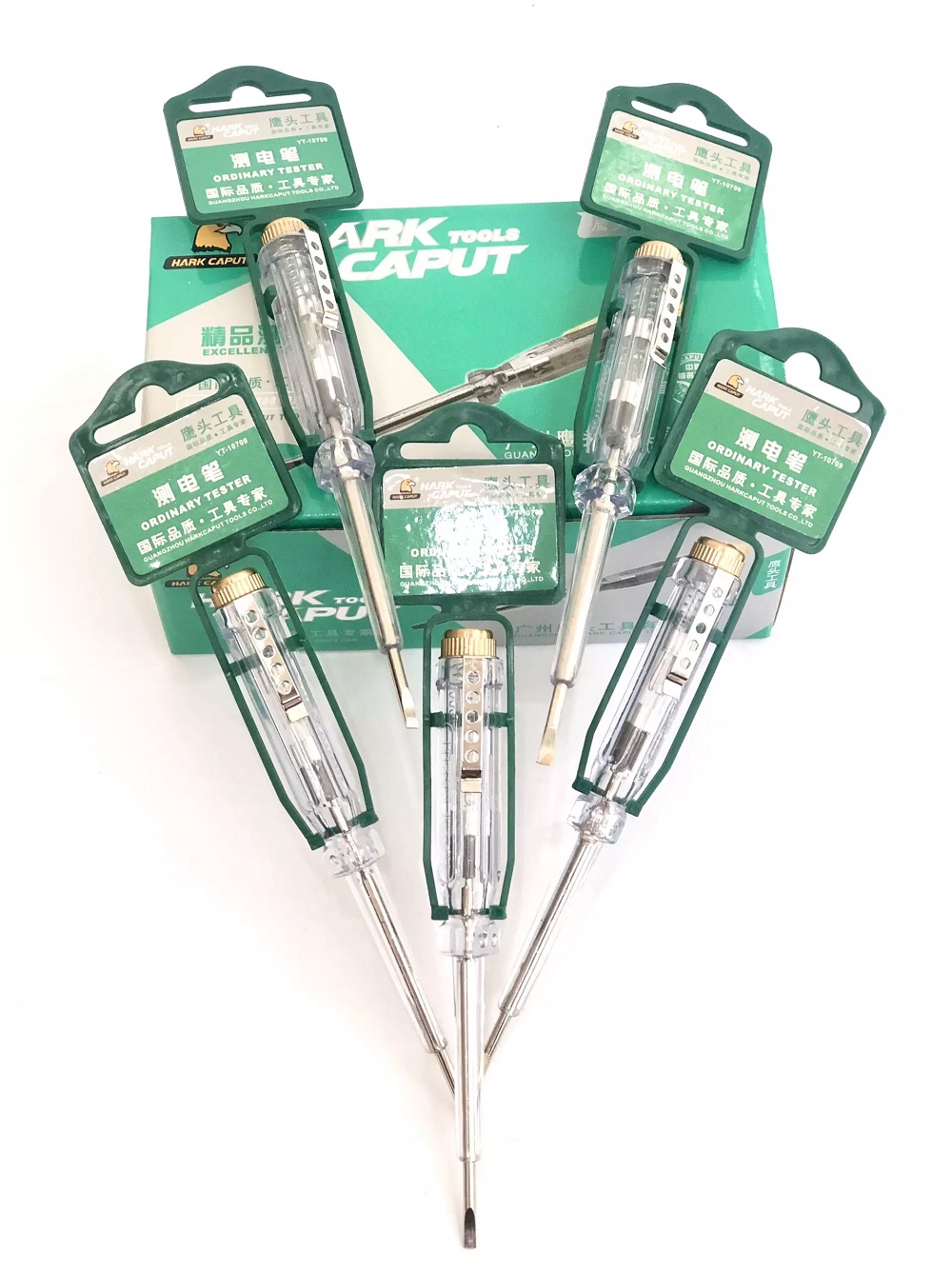 Bút thử điện 2 cạnh đúc Hark Caput