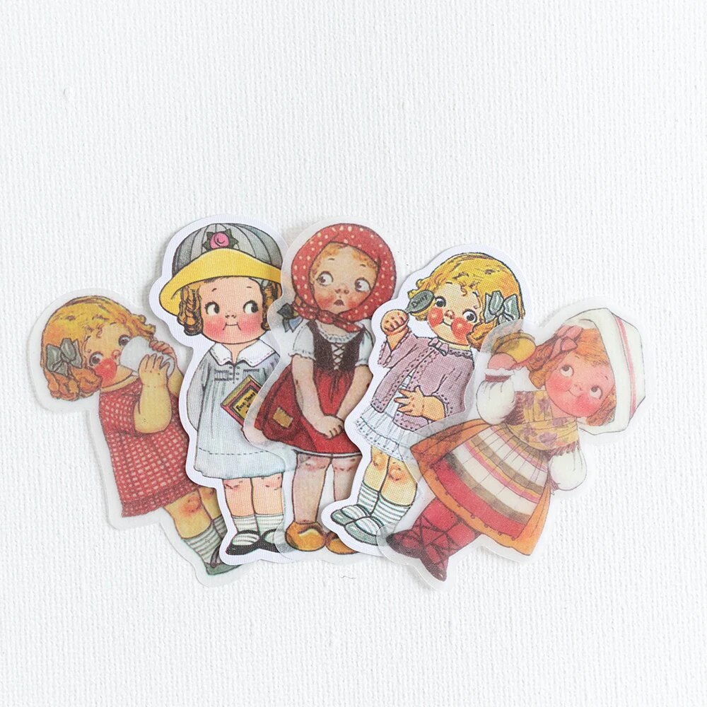 40 s/1lot kawaii Stationery Stickers Tomato doll Diary Planner junk journal Decorative Scrapbooking DIY Craft Stickers. 