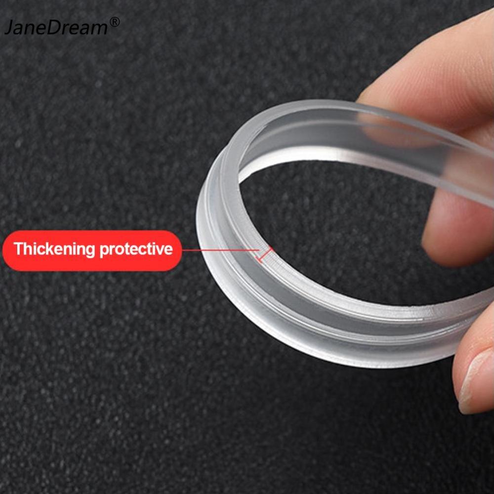 JaneDream 4Pcs Universal Car Door Edge Scrape Guard Bumper Guards Protector Rearview Mirror Protection Sticker Protective Strip BYD ATTO 3