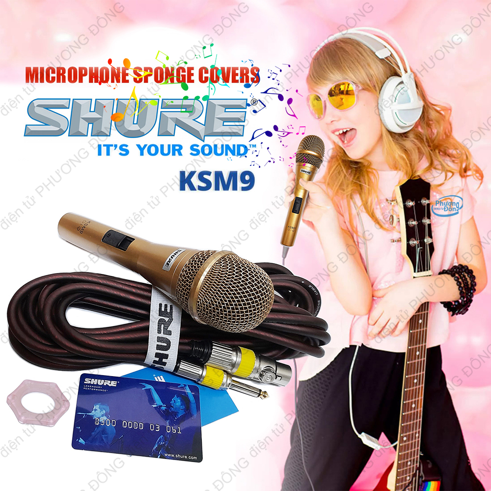 Micro có dây SHURE KSM9 cao cấp Pro KTV