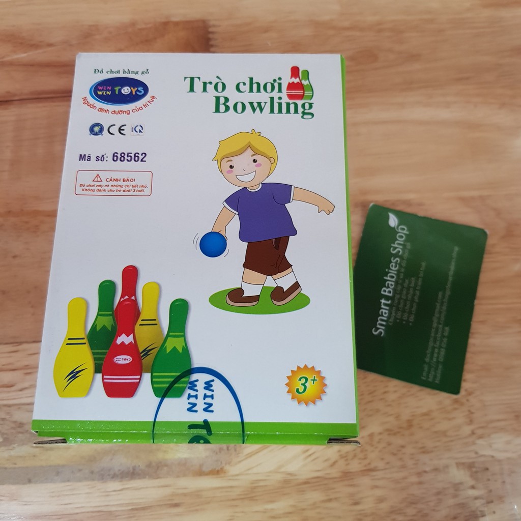 Đồ chơi gỗ Winwintoys Trò chơi Bowling