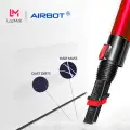 Airbot Supersonics（红色）无绳手持式棒真空吸尘器，沙发和床真空吸尘器，粘液真空吸尘器，粉尘螨真空，修身便携无线轻型楼层清洁剂，真空棒吸尘机绕线