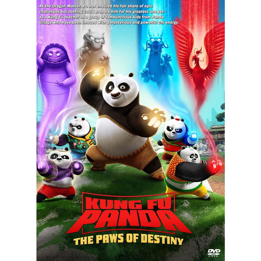 DVD Kung Fu Panda: The Paws of Destiny Cartoon Movie -t1176 | Lazada