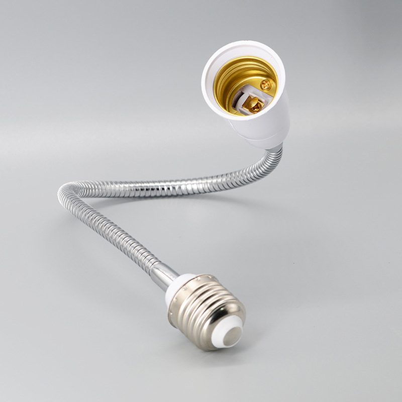 💖New Production💖 E27 To E27 Lamp Base Extender 180mm Lamp Holder Converter E27-E27 Flame Retardant Lamp Socket Adapter For Light Bulb