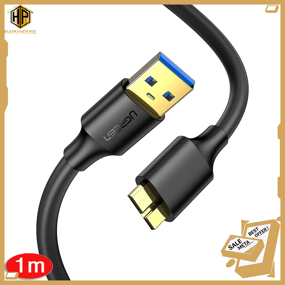 Cáp micro usb 3.0 ugreen 10841 dài 1m mạ vàng - hapuhouse