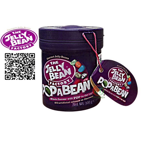 Kẹo hạt trái cây Jelly Bean Pop A Bean hũ 100g