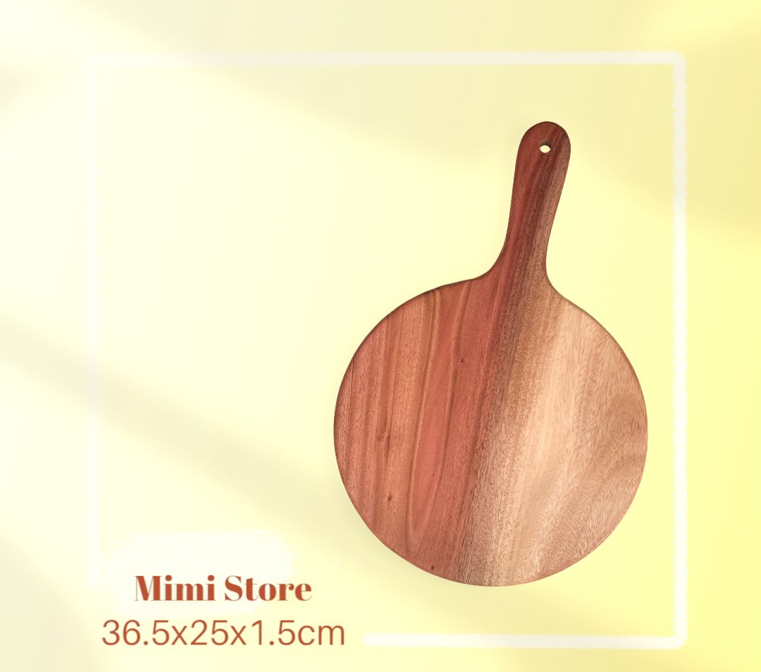 [HCM]Thớt tròn decor PIZZA (MẪU 3)