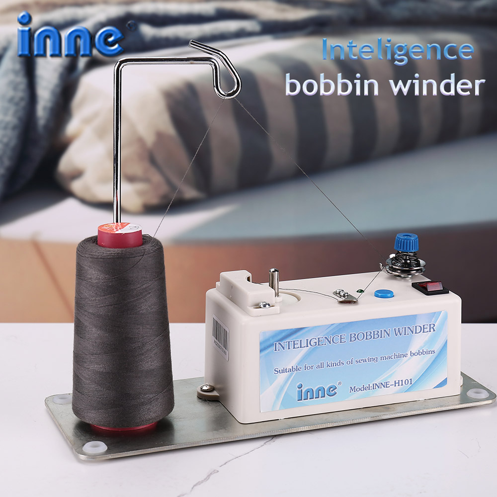 Sewing Machine Intelligent Bobbin Winder Electric Automatic Thread Stand Accessories Tool Universal Assistant Set.