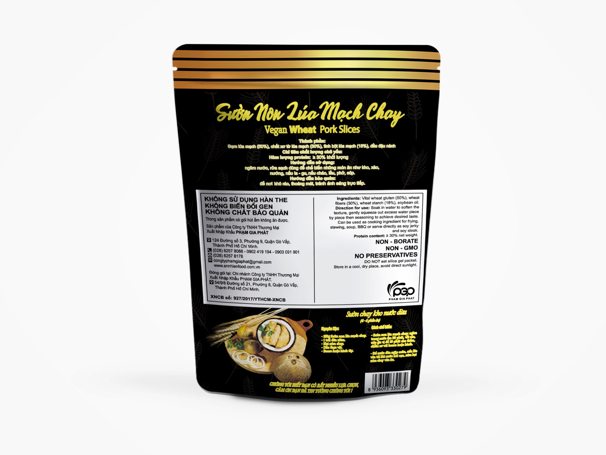 Sườn Non Lúa Mạch Chay An Nhiên 150g