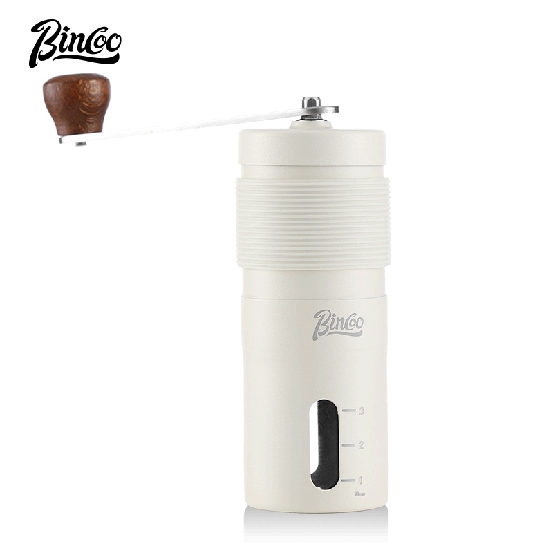 BINCOO Hand Coffee Grinder Small Portable Coffee Bean Grinder Folding Mini Manual Coffee Grinder Coffee Maker