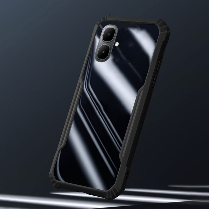 Phone case infinix Smart 10Plus Transparent Clear Air Protector Soft Frame Hard Shockproof Armor Back Cover infinix Smart 10+ Case. 