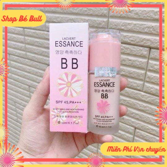 Kem lót trang điểm lacvert essance bb cream 50ml trắng mịn da , che khuyết điểm , mềm mịn nâng tone da