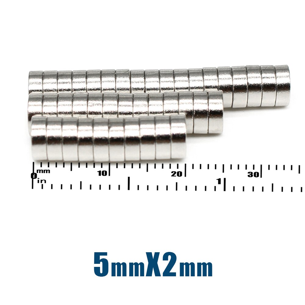 Nam châm viên 5x2mm set (100 viên ) siêu mạnh