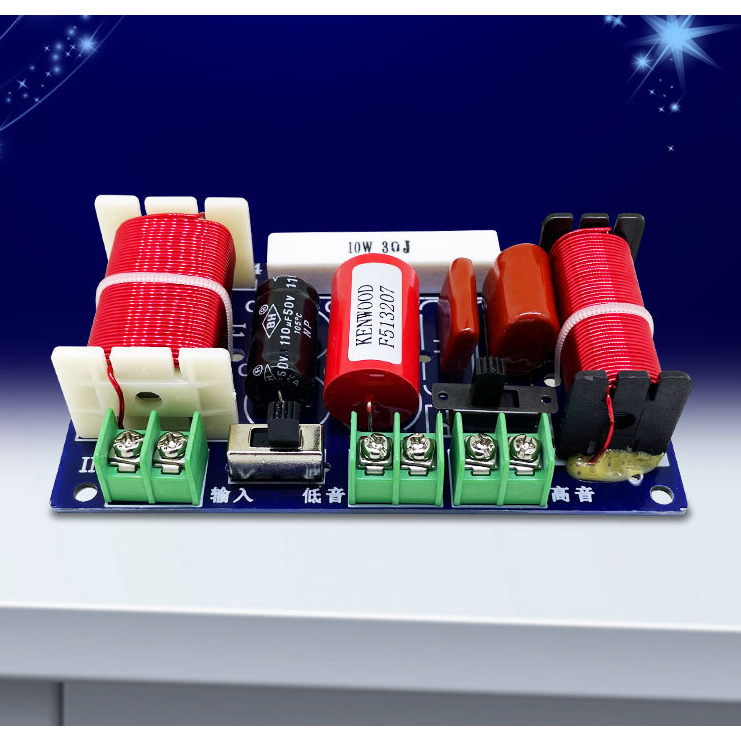 Mạch phân tần 2 đường tiếng WEAH D204 loa treble, loa bass 25-40 cao cấp công suất 250w, giá 1 mạch