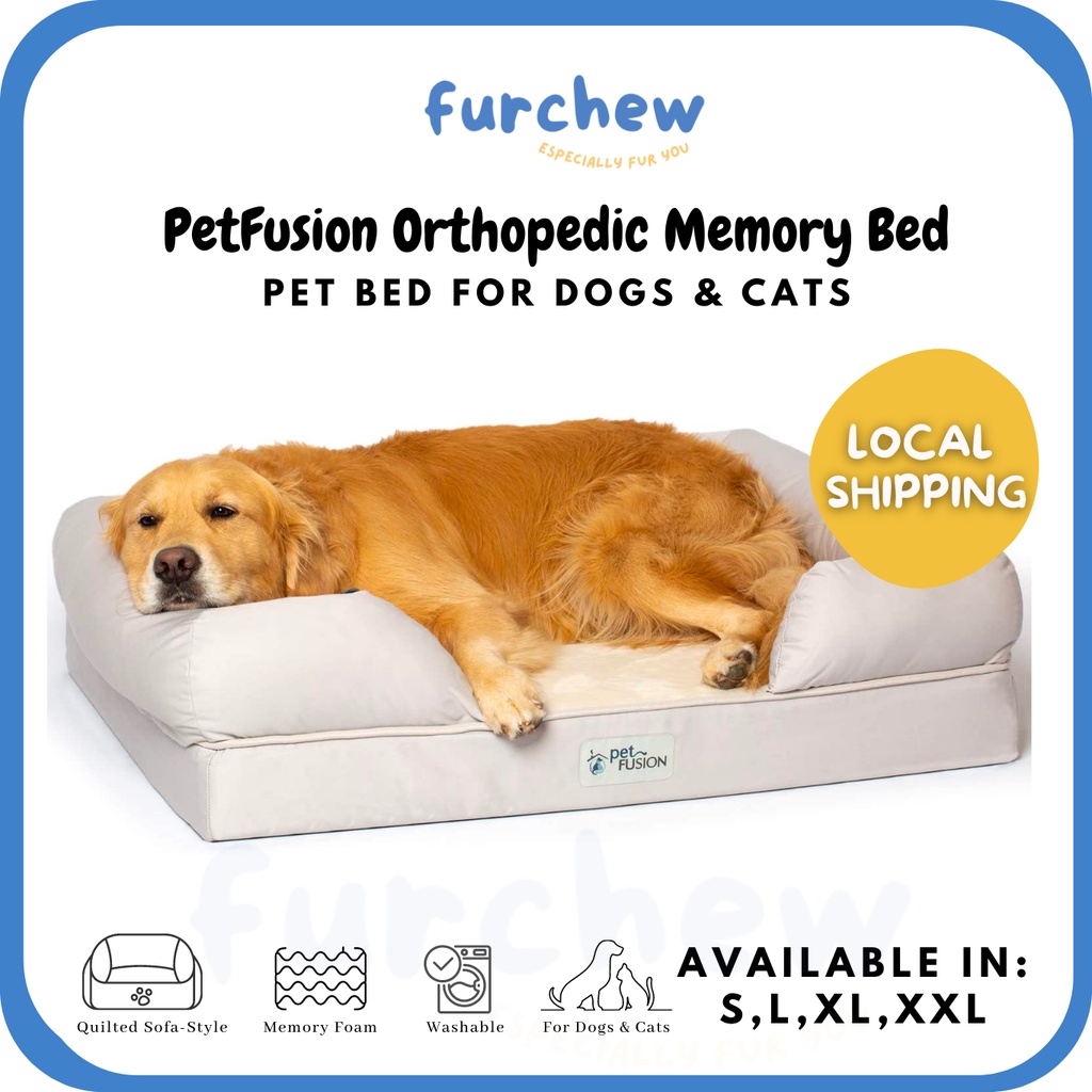 SG] PetFusion Ultimate Solid Waterproof Orthopedic Memory Foam Pet
