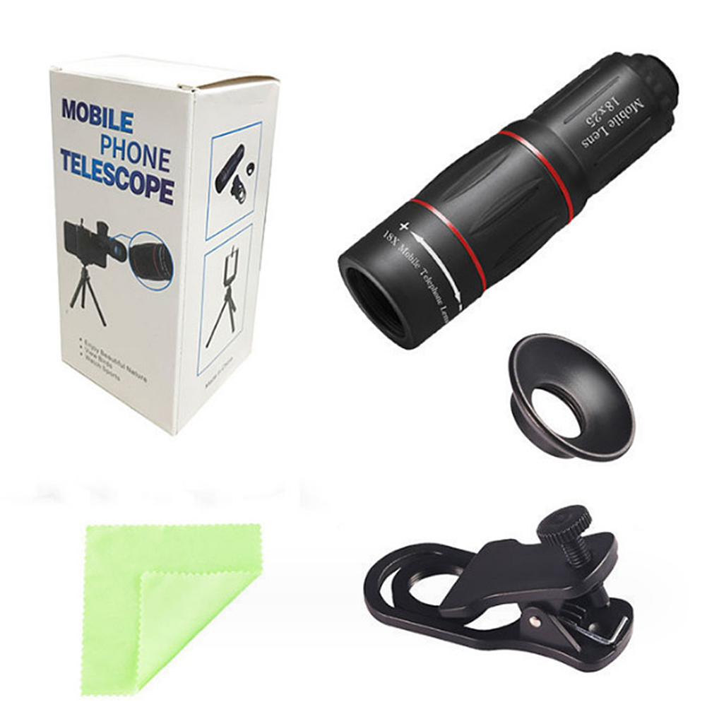 【Best value】 18/28/36X HD Camera Lens Clip-On Zoom Phone Camera Telephoto Lens Optical Lens for Camping Sports.