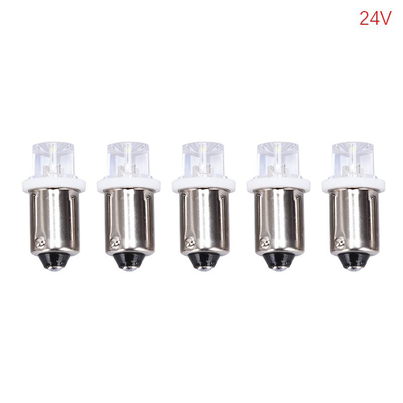 5pcs BA9S LED Indicator Bulb License Plate Bulb Instrument Bulb Detector Lamp ZHIXING. 