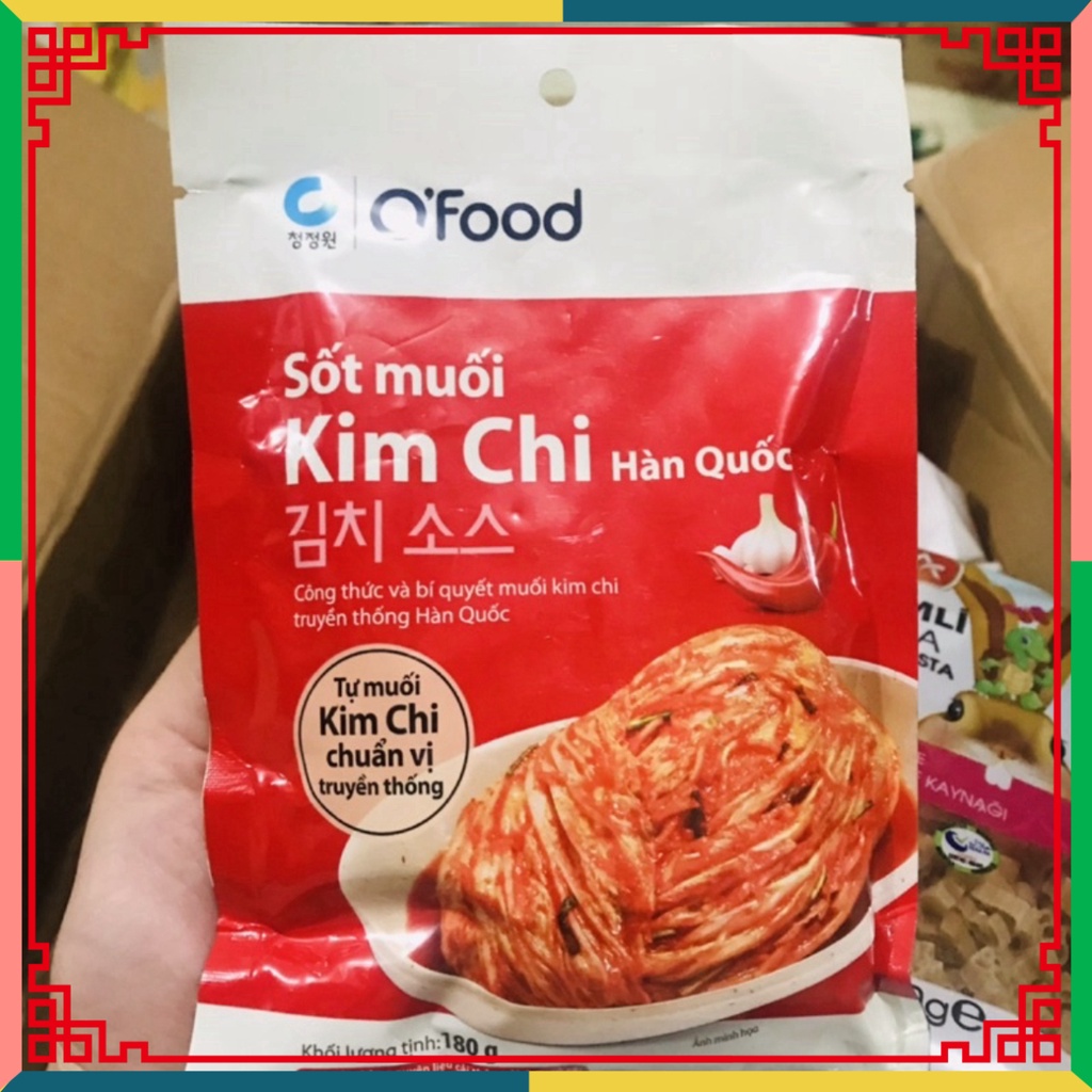 Sốt làm kim chi O'food gói 180g, chuẩn vị Hàn Quốc