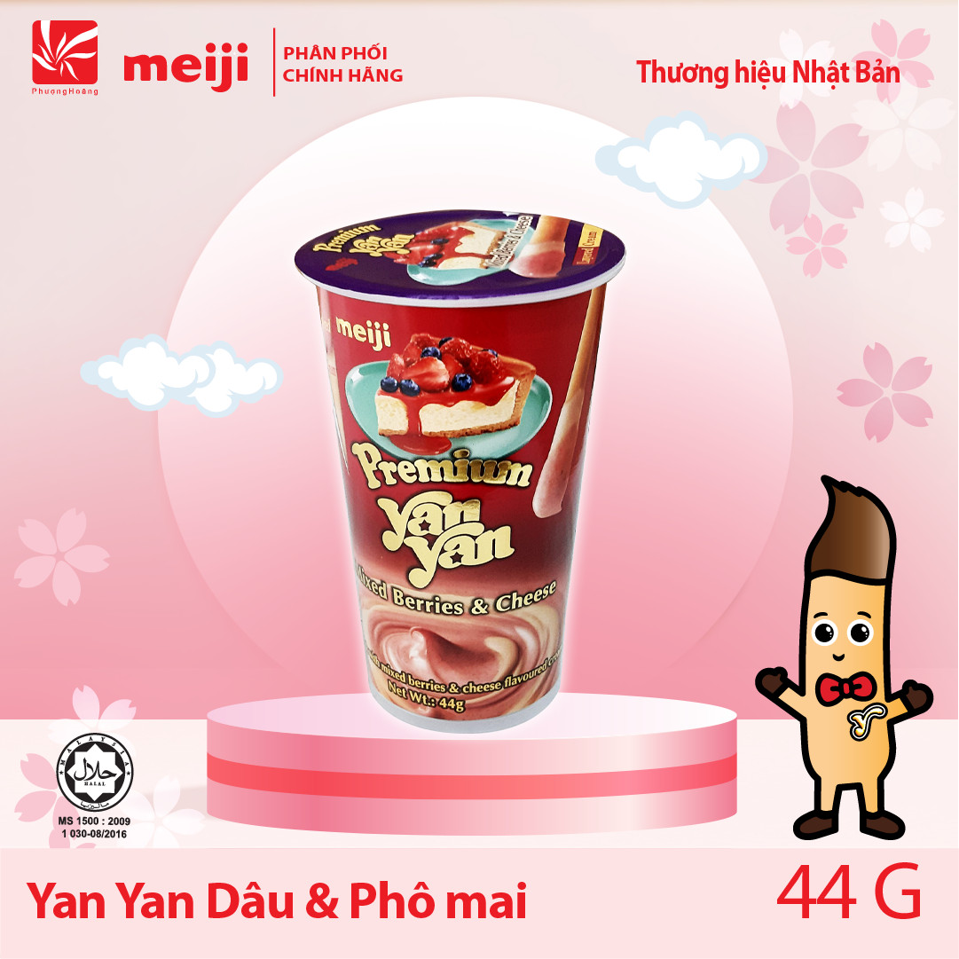 [ BÁNH QUE CHẤM MEIJI ] YanYan 50g / 6 vị