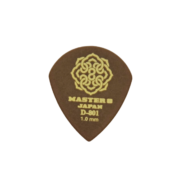 6 PCS MASTER 8 JAPAN d801 DURACON HARD GRIP JAZZ GUITAR PICK ELECTRIC