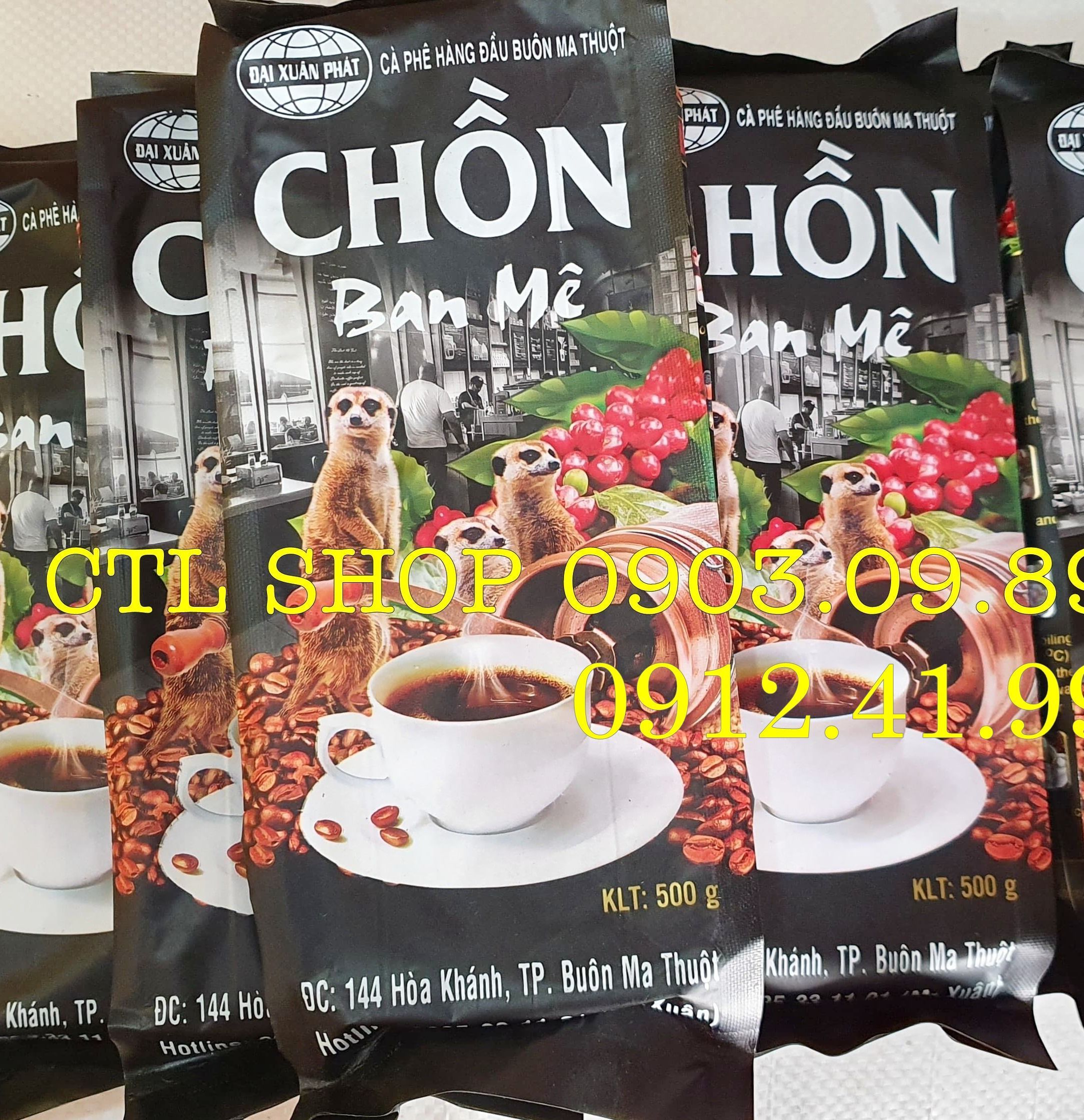 Ban Me Weasel Coffee (Black Weasel) 500Gr Package