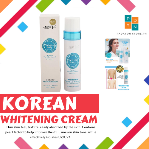 Korean Body Whitening Cream plus Moisturizing Lotion/ Effective Body