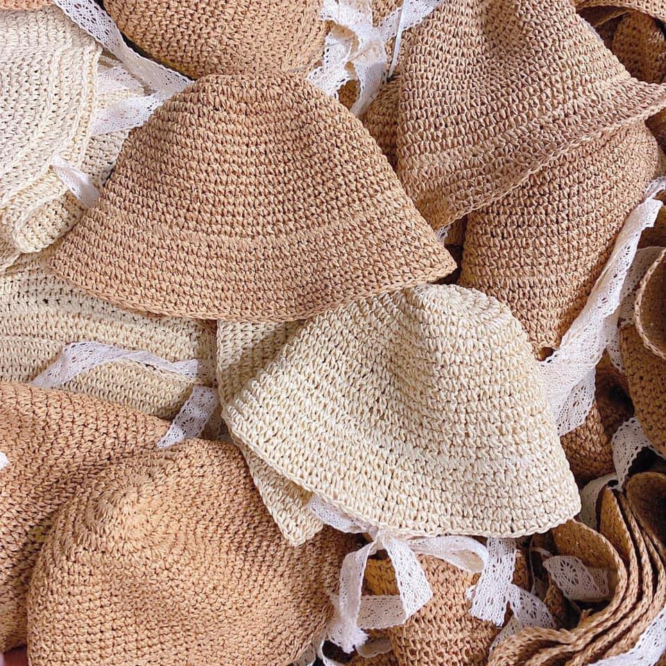 [Type 1] Soft Hotrend Straw Hat for Children at the Beach