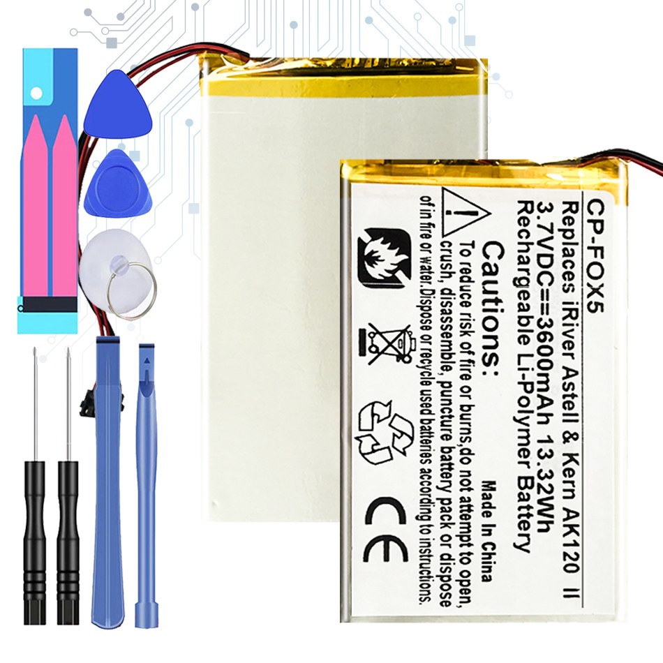 Pin loa 3500mah cho máy phát nhạc loa fiio x1 x3 x5 x7 ii iii
