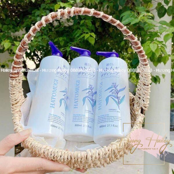 Sữa tắm trắng da ý dĩ Hatomugi