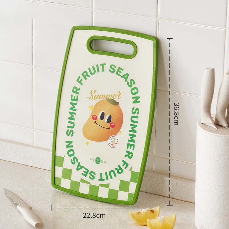 Children's complementary food, fruit cutting board, food grade plastic chopping board,cutting board