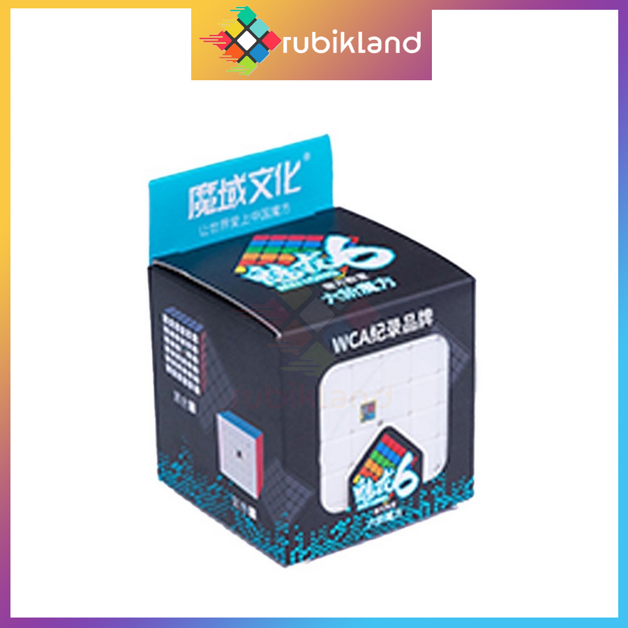 Rubik 6x6 Stickerless MoYu MeiLong MFJS Rubic 6 Tầng Đồ Chơi Trí Tuệ Trẻ Em