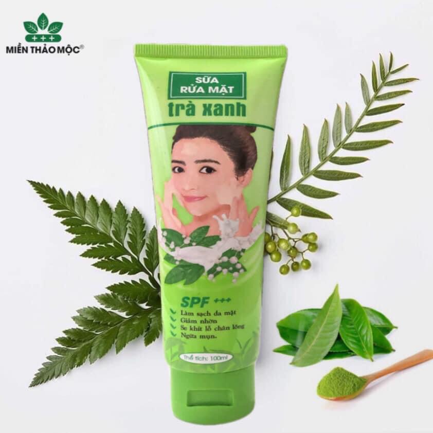[ Hàng Chính Hãng ] Sữa Rửa Mặt Trà Xanh - Miền Thảo Mộc - 100ml