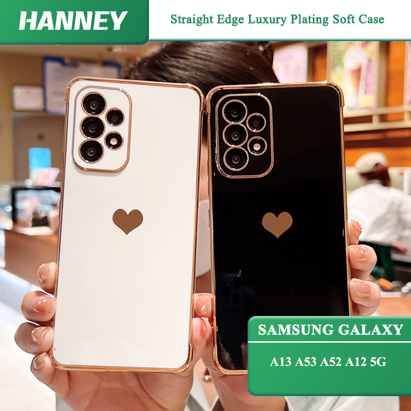 HANNEY Cho Samsung Galaxy A13 A23 A33 A53 A52 A52S A12 4G 5G Ốp lưng thẳng thumbnail