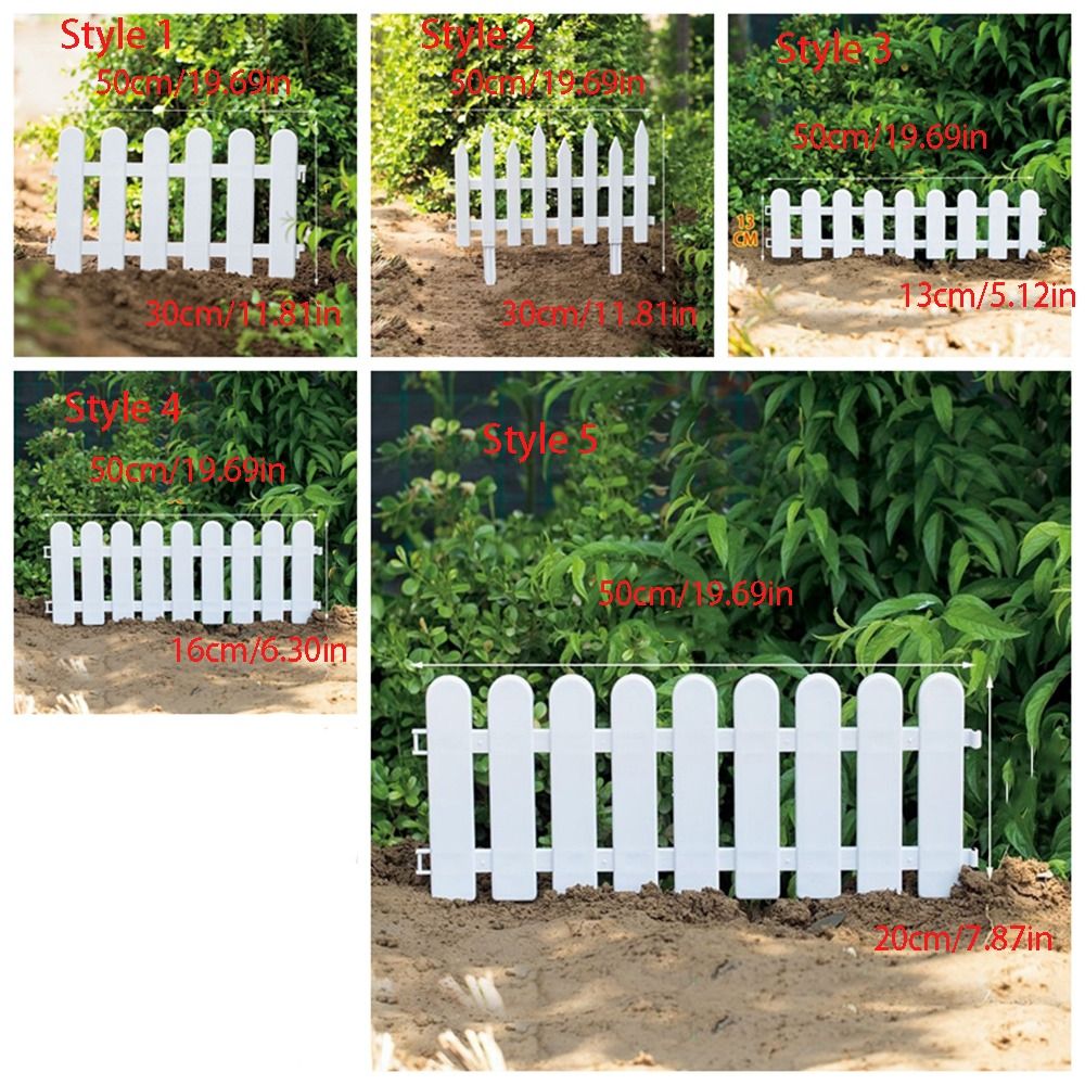 2pcs%20Doorway%20Barrier%20Plastic%20Courtyard%20Fence%20Practical%20Durable%20Garden%20Fence%20Creative%20Universal%20Guardrail%20Villas%20-%20Image%202
