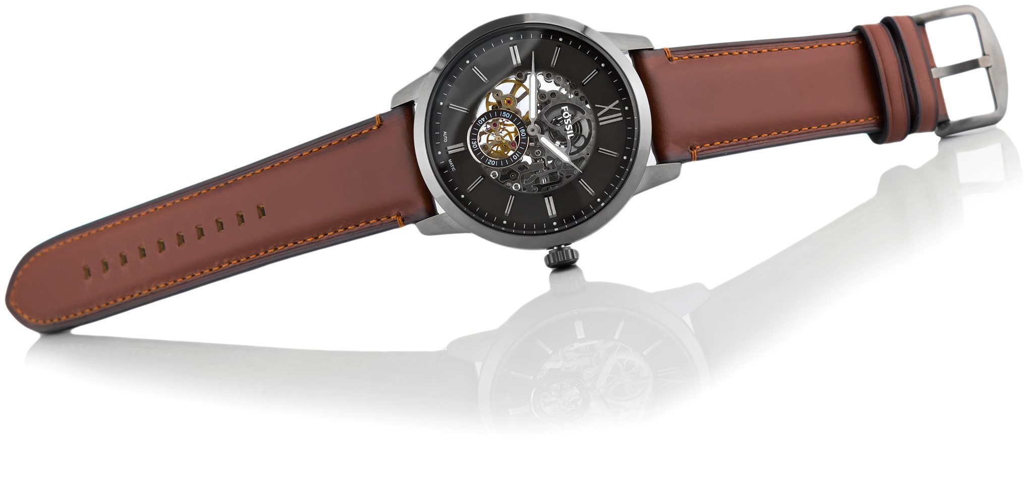 Fossil Analog Grey Dial Men's Watch 